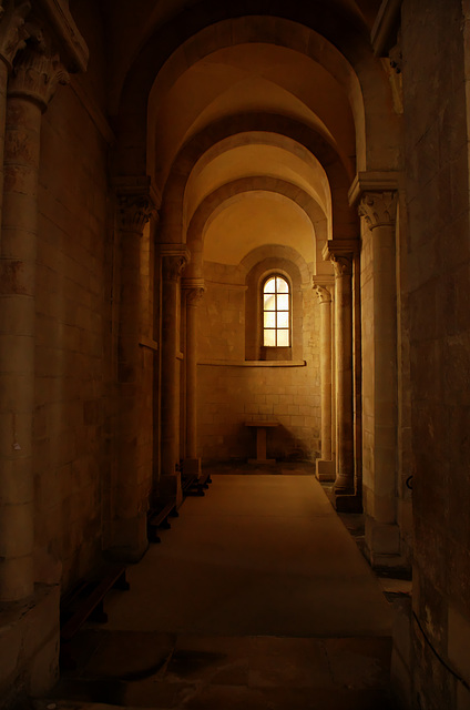 Light at the end - L'Abbaye aux Dames, Caen