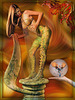 Femme harpe et son Phoenix**************