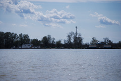 Blick auf rumänisches Ufer