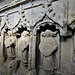 burford church, oxon (119) c15 tomb chest with angels holding shields