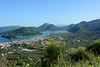 Greece, Lefkada Island Eastern Coast with Vliho Bay in the Ionian Sea