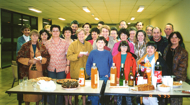 1996 Répétition chorale et pot à Bombon