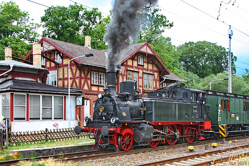 Lübstorf, Abfahrt nach Schwerin