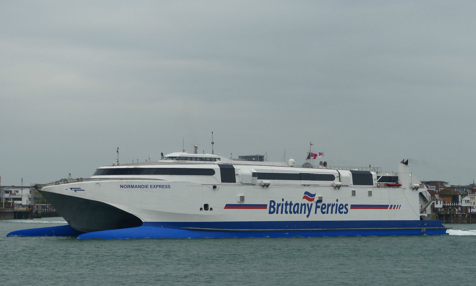 Normandie Express arriving at Portsmouth - 8 May 2017