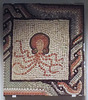 Mosaic with an Octopus in the Archaeological Museum of Madrid, October 2022