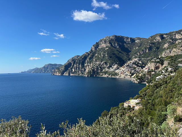 Costiera amalfitana, un giorno luminoso di novembre.