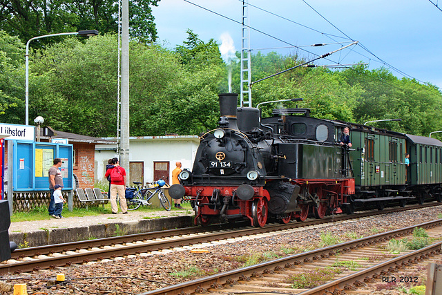 Lübstorf, Ankunft mit Pfiff