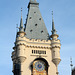 Romania, Iași, Clock Tower of the Palace of Culture