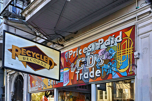 Recycled Records – Haight Street, Haight-Ashbury, San Francisco, California