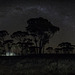 Home and Salmon Gums under the milky way.