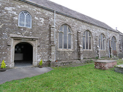 loddiswell church, devon ,  c16 aisle and porch