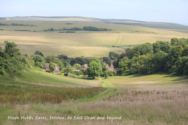 From Hobbs Eares, Friston, to East Dean and beyond - 27.6.2016