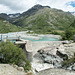 Wasserfassung am Fluss Arc - Ouilles de Trièves