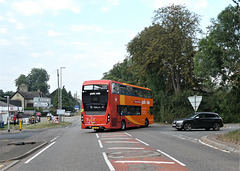 Stagecoach in Cambridge (Cambus) 10808 (SN66 WBE) at Six Mile Bottom - 8 Aug 2020 (P1070342)