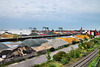 Blick über den Südhafen (Hafen Dortmund) / 19.08.2023