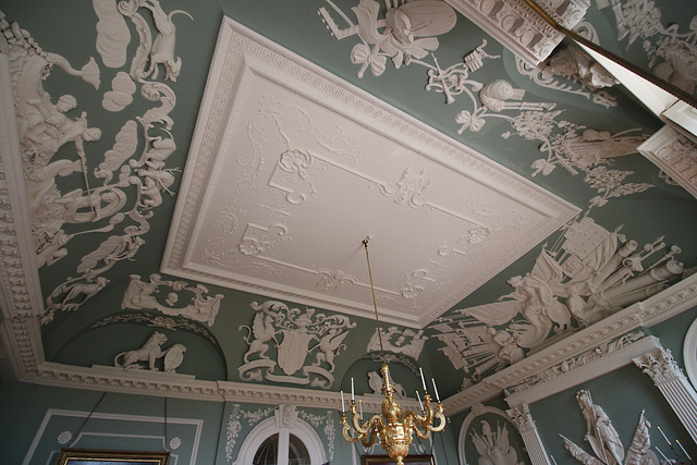 Ceiling, House of Dun, Angus, Scotland