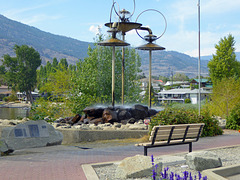 Die Bank am Okanangan Lake