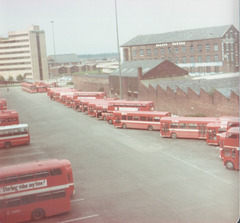 Ribble buses in Preston bus station - August 1978