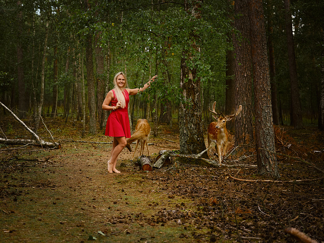 Rotkleidchen statt Rotkäppchen