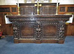 barford st martin church, wilts c17 woodwork