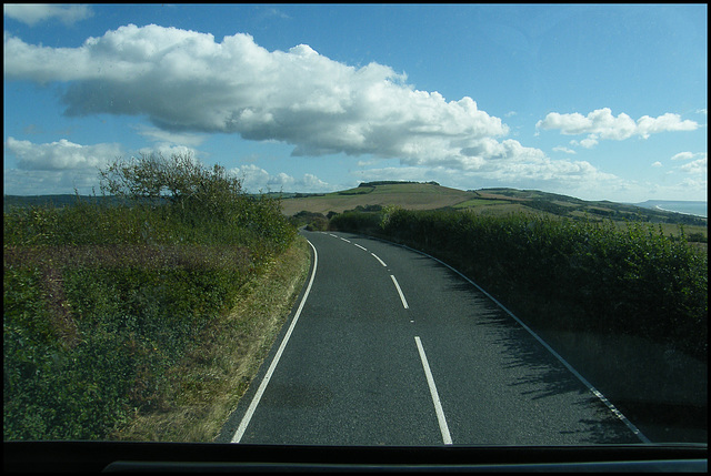 clouds over Abbotsbury Castle