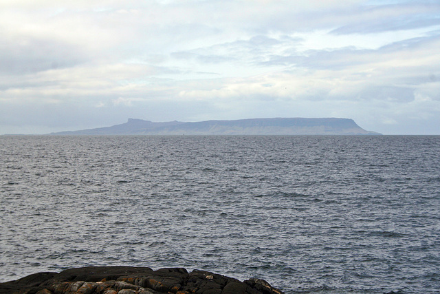 The Isle of Eigg and The Sgurr of Eigg from Mallaig 21st April 2017