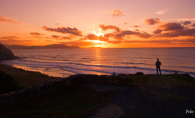 Los de las Harley-Davidson gustan del atardecer (1PiP)