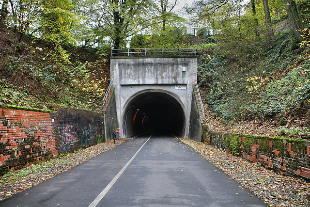 Ehem. Bahnstrecke Düsseldorf-Derendorf–Dortmund Süd, Ostportal des Dorp-Tunnels (Wuppertal-Brill) / 8.11.2017