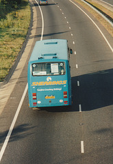 Shearings Holidays 223 (J223 NNC) on the A11 at Red Lodge – 26 May 1995 (266-22)