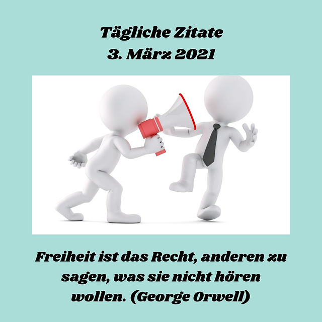 Tägliche Zitate 3. März 2021