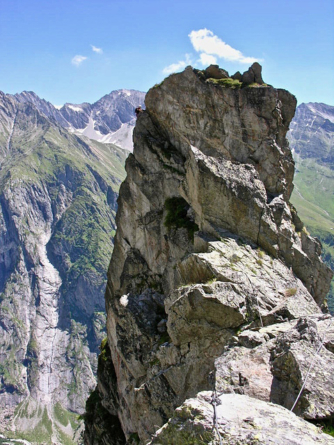 via ferrata du Baldschiedertal