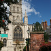 Gloucester Cathedral Behind The Rowan Tree