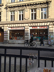 Beer with toy store
