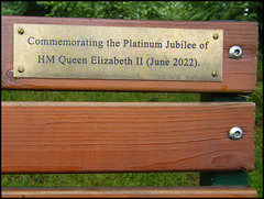 Platinum Jubilee seat