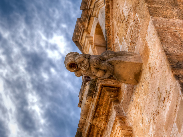 Ciutadella und die Wasserspeier von der Kathedrale