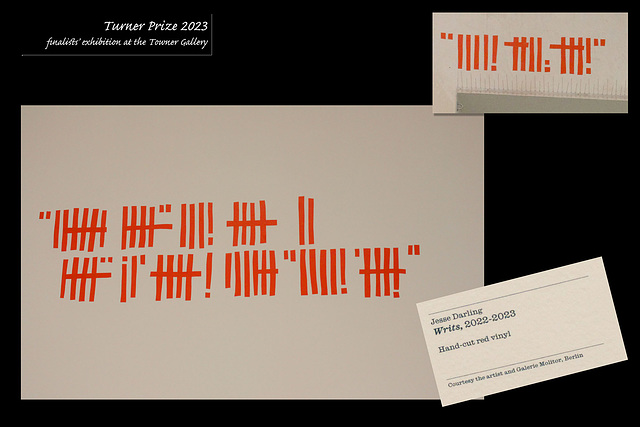 Jesse Darling Writs - Turner at Towner Eastbourne 28 11 2023