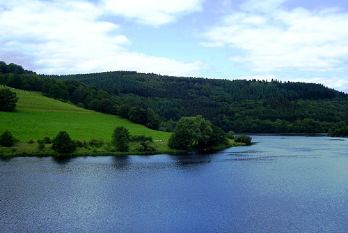 DE - Simmerath - View of Rursee barrier lake