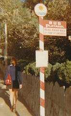 E C Marques bus stop - Nov 1970