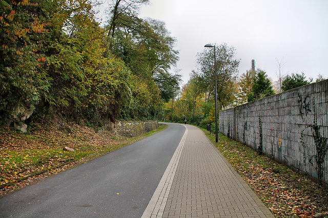Radweg Nordbahntrasse, ehemals Bahnstrecke Düsseldorf-Derendorf–Dortmund Süd (Wuppertal-Brill) / 8.11.2017
