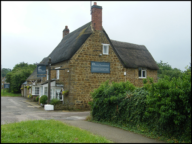 Pickled Ploughman thatched pub