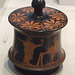 Terracotta Pyxis with a Lid in the Metropolitan Museum of Art, January 2012