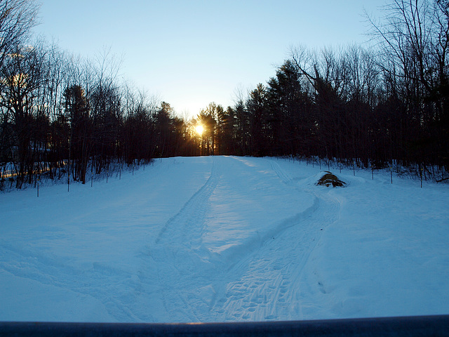 the ski trails are open