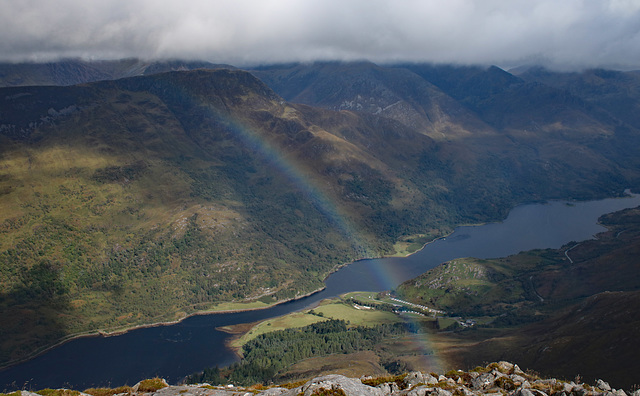 Rainbow over Loch Leven