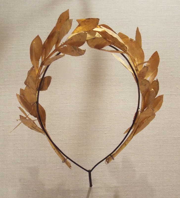 Gold Olive Wreath in the Virginia Museum of Fine Arts, June 2018