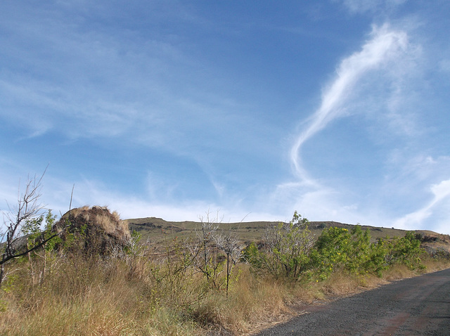 Paysage en zone volcanique / Volcanic area landscape