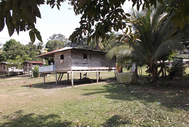 Darièn wooden houses on stilts