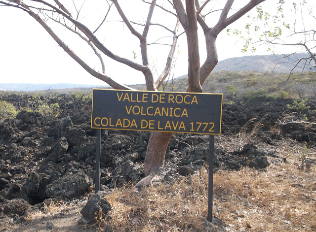 Lave de 1772 / Valley of volcanic rock lava flows 1772