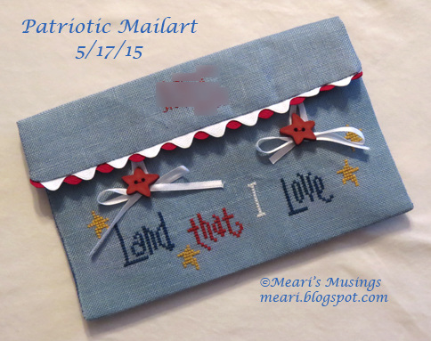 Patriotic Mailart Back-Closed 5/17/15