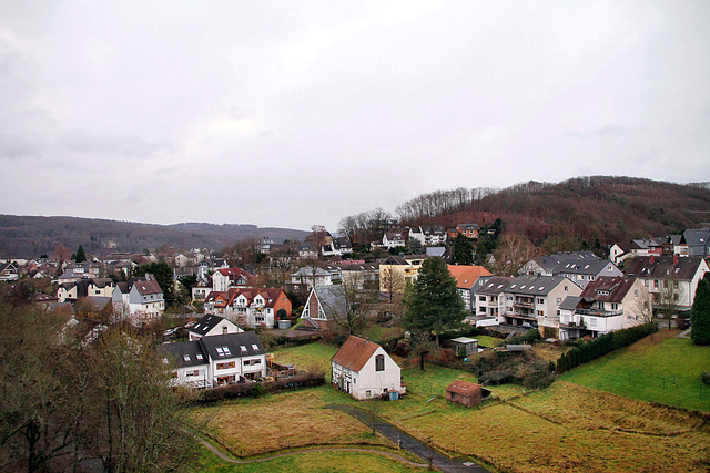 Aussicht vom Elbschetal-Viadukt (Wetter-Wengern) / 30.12.2021