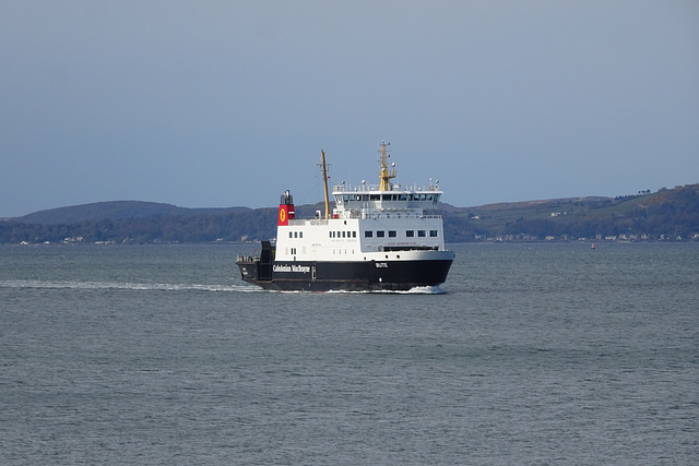 Calmac Ferry Approaching Wemyss Bay